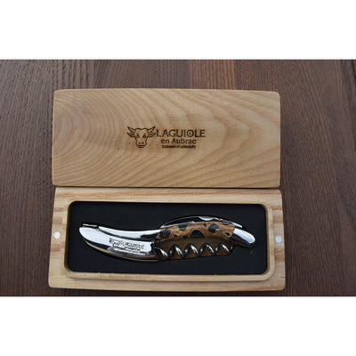 Laguiole en Aubrac Deluxe Sommelier Waiter's Corkscrew with Dark Gray Cactus Handle - Gamlyrices